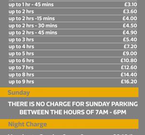 Parking signs   →